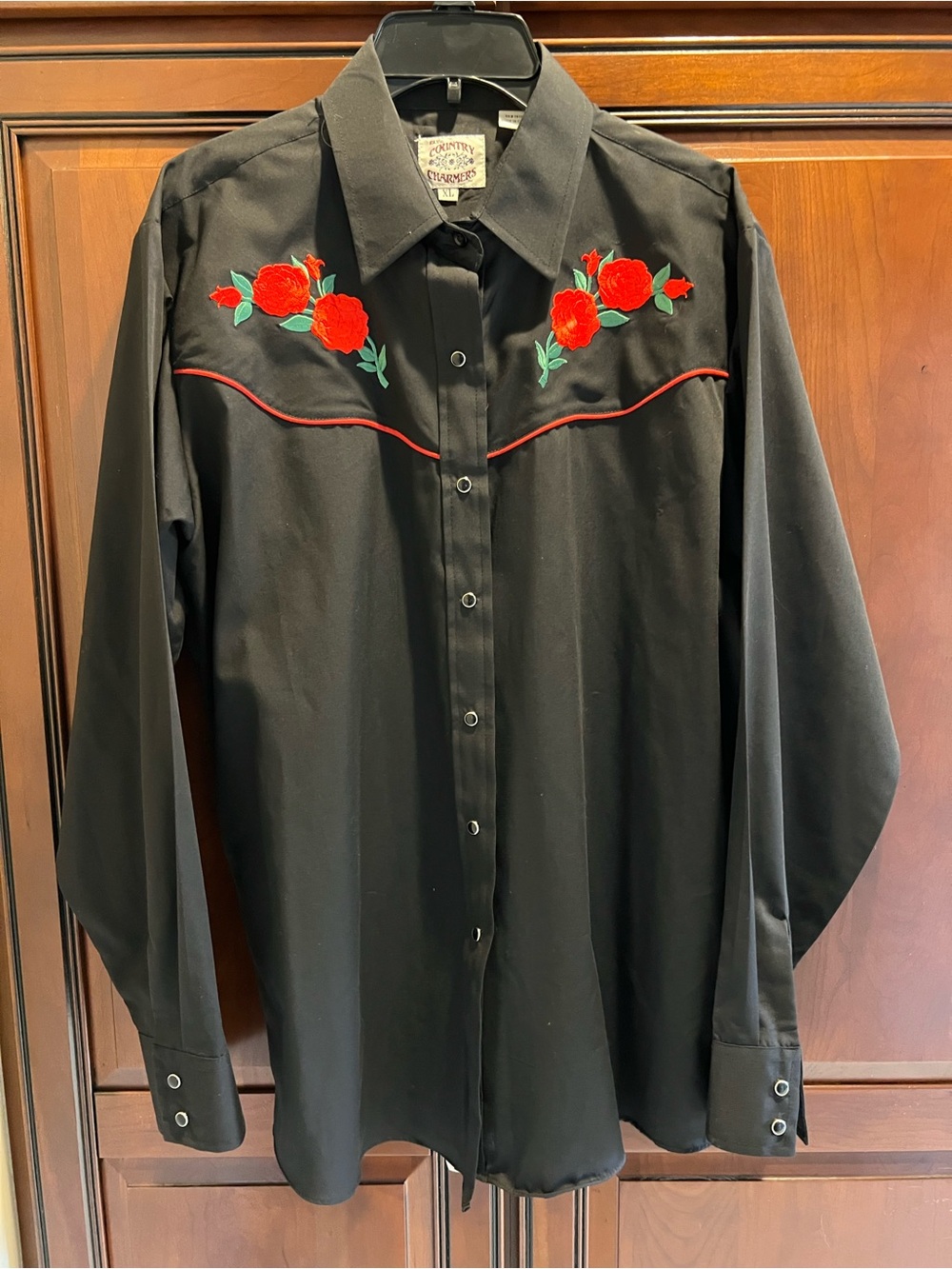 Men’s Ely & Walker Country Charmer Snap Button Down Shirt - XL